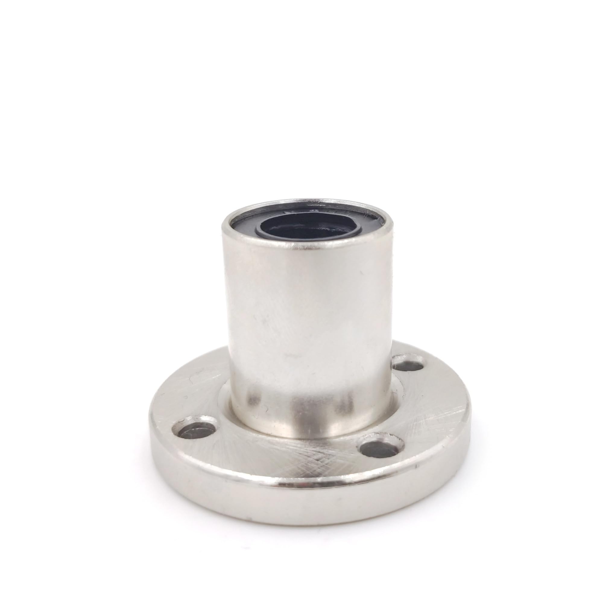 UAMOU 1pc LMF6UU LMKFUU LMF10UU LMF12UU LMF16UU LMF20UU LMF25UU Typ Nickel Überzug Flansch Linear Lager Fit for 3D Drucker linear Stange Cheerfully (Size : LMF25UU)