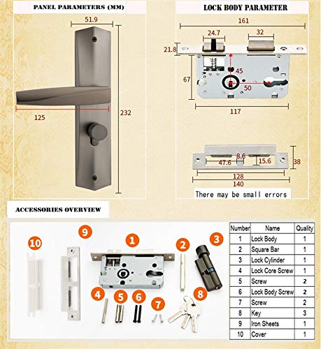 Mejores comprativas On-line Cerraduras de Sobreponer para habitaciones para comprar hoy. 29 Imagen adicional