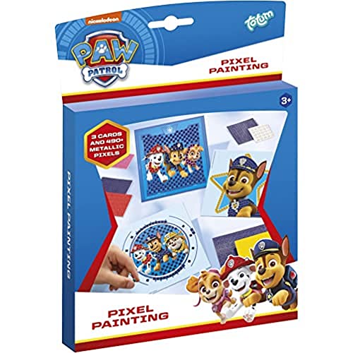 PAW PATROL 720695 Pixel Paint Bastel-Set – Gestalte eigene Mosaikbilder...