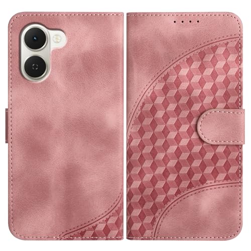 �X�}�z�P�[�X �Ή��@�� for Tecno Spark Go 3 / Pop 20 �}�O�l�b�g�J�� [PU���U�[�{�X�}�z�P�[�X] �J�[�h�X���b�g �t���b�v�X�^���h �X�g���b�v Pink