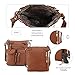 JESSIE & JAMES Robin Multipocket Concealed Carry Crossbody Bag with Lock and Key - Tan