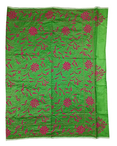 SHRISTI CLOTHINGS green tussar silk saree in tussar silk – image 5