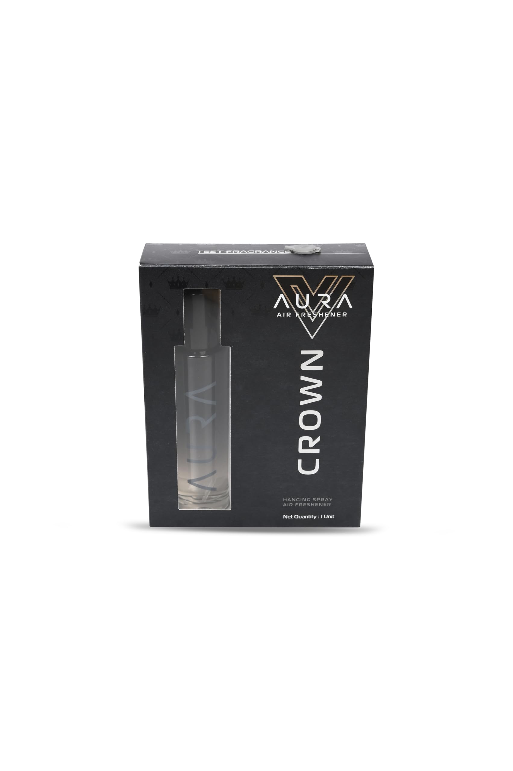 Vista Auto Care Hanging Air Freshener With 30Ml Perfume Spray And 2 Hanging Boards | For Home, Living Spaces, Office, Cars, Closets, Bathrooms | 400 + Sprays (Crown)-image-32