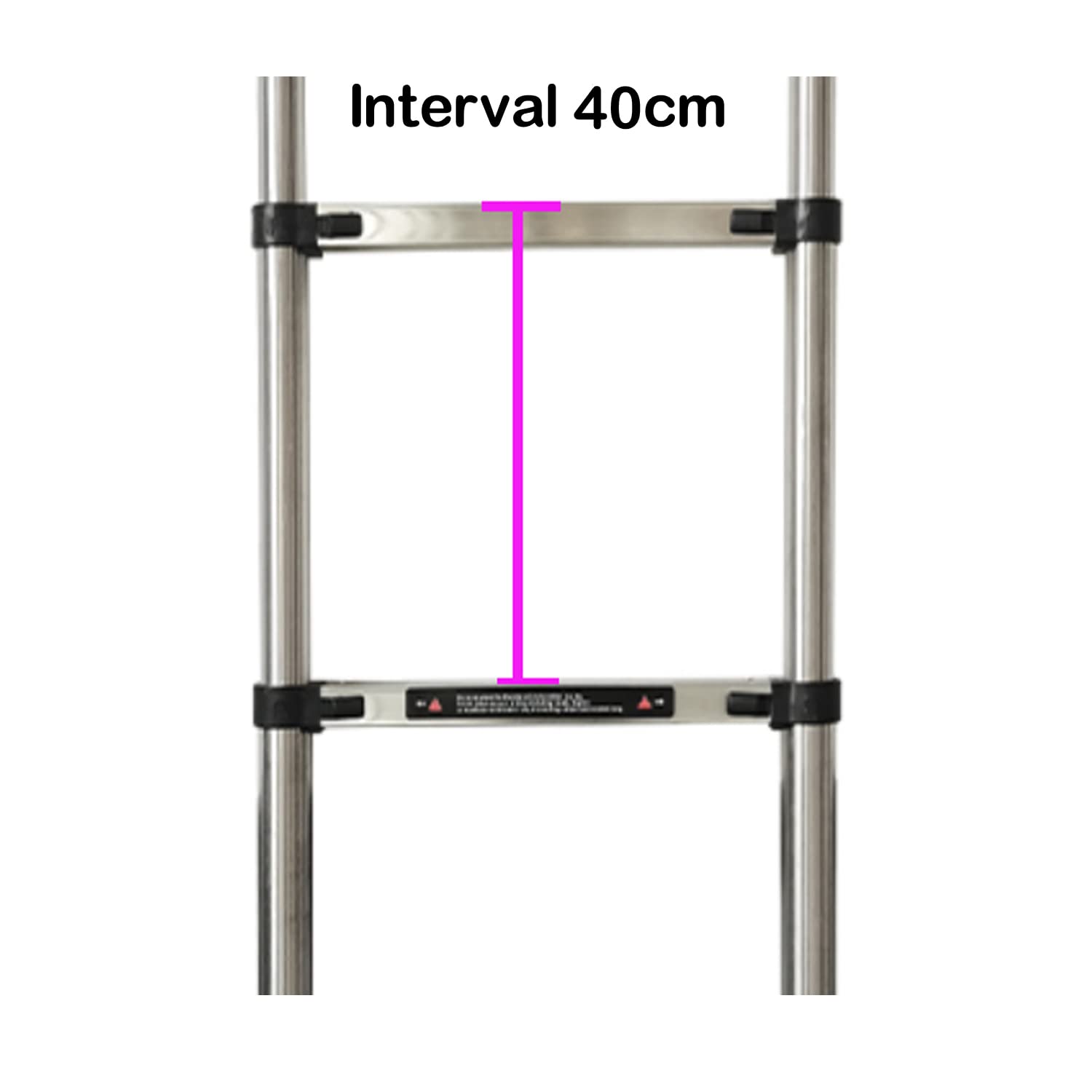 Extendable Ladders Stainless Steel Telescoping Ladder 5M/16.4FT ...