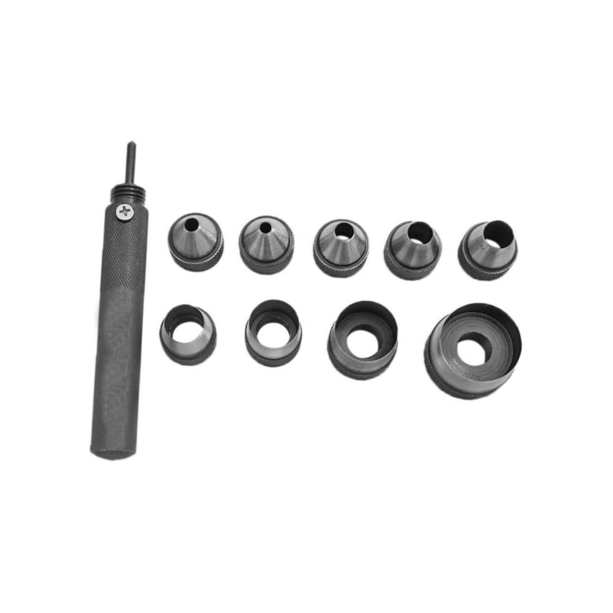 Homoyoyo 1ensemble Jeu De Poinçons Creux pour Cuir Outils De Perforation Précis pour Affiches Et Travaux Cuir Personnel