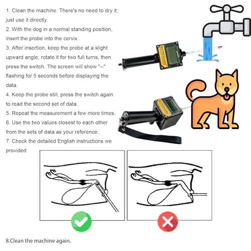 Image of Dog Ovulation Detector Progesterone Test Machine for Dogs Canine Breeder Tester Dog DNA Health Canine Ovulation Test Artificial Insemination Dogs Breeding Machine Breeder Canine Tester with Box