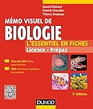  Mémo visuel de biologie - 3e éd. - L\'essentiel en fiches: L\'essentiel en fiches