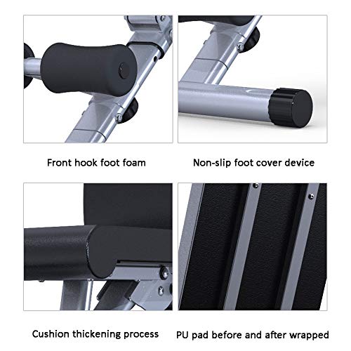Banc de musculation Banc de musculation, chaise de fitness, planche abdominale, banc d'haltères multifonction, banc de presse pliable pour la maison, équipement de fitness, banc d'entraînement – Image 5