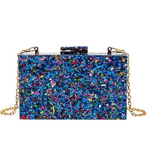 Image of LETODE Acrylic Clutch Bags Purse Perspex Bag Handbags for Women