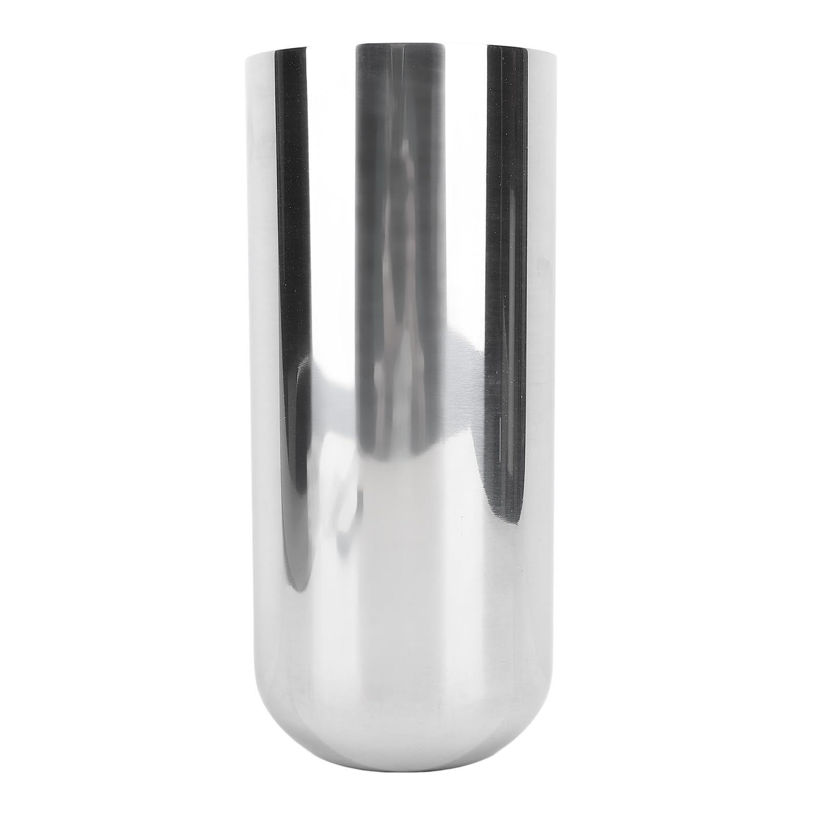 Vase fleurs acier inoxydable pour decoration table mariage chic