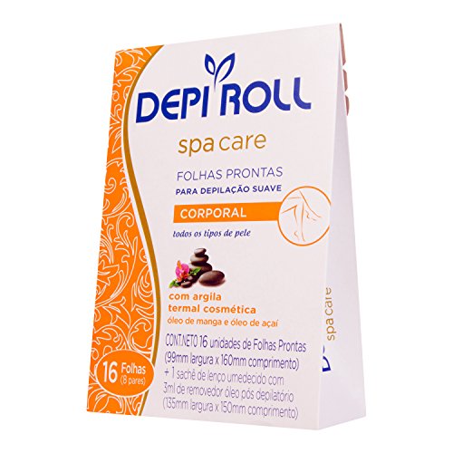 Folhas Prontas Corporal Spa Care 8 Pares, Depiroll