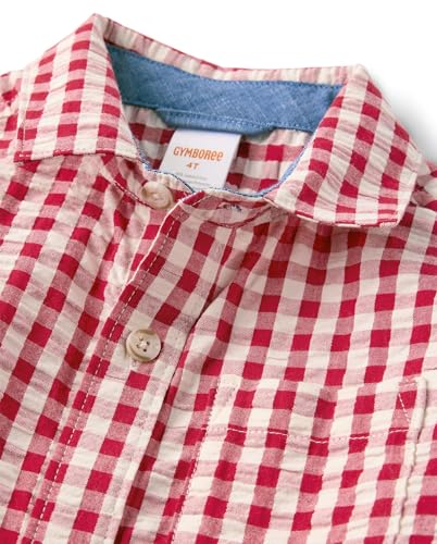 Image of Gymboree,Matching Family Short Sleeve Button Up Shirt
