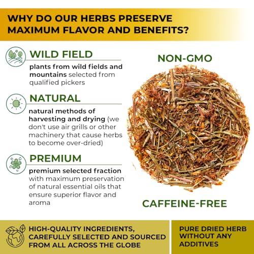 Image of 4 oz. St Johns Wort Herb Herbal Tea (Hypericum) - 113g Hierba De San Juan Herb Tea