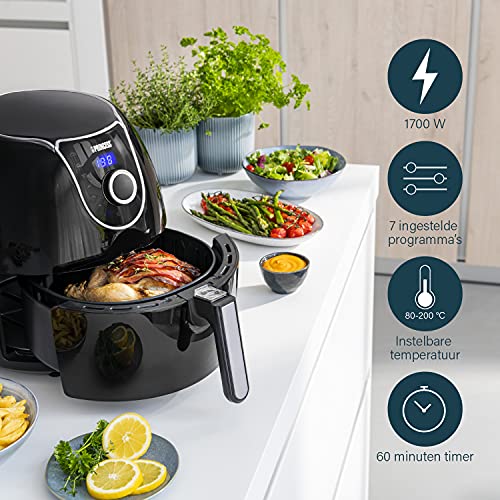 Princess Airfryer XXL 182055 - Inhoud 5,2 Liter - 8 voorgeprogrameerde programma's -Zwart - Afbeelding 6