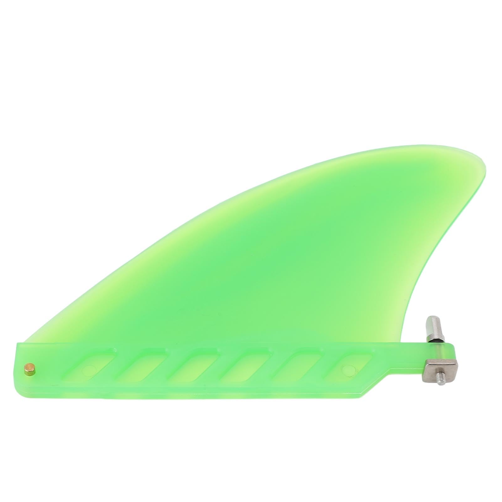 Cffuvros 4.6in Paddle Board Fin Replacement, TPU Lightweight Surfboard Fins with Enhanced Control Stylish Design, Compatible with Longboard Stand Up Paddleboards (Green)