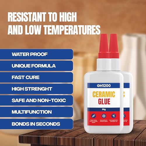 Gh1200 SUPER GLUE 20G X 2, Ceramic Glue Repair thumb #2