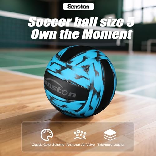 Image of Senston Official Size 5 Volleyball for Adults & Youth Includes Air Pump