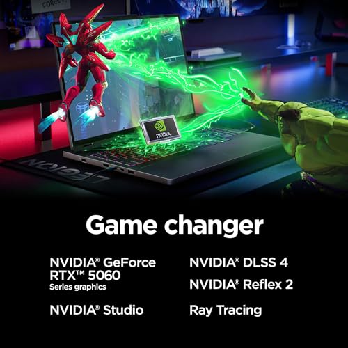 Image of Lenovo Legion 5 Pro 5i Gen 10 Gaming Laptop (16 inch 2.5K OLED G-SYNC 165Hz, NVIDIA RTX 5060 8GB, Intel Core Ultra 7 255HX, 64GB DDR5 RAM, 2TB SSD), 24-Zone RGB Backlit, Wi-Fi 7, 5MP Webcam, Win 11 Home