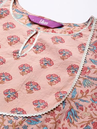Image of Libas women's Pure Cotton Kurta Sets | daily wear suit