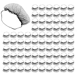 QANYEGN 100pcs Beard Nets, Nylon Beard Protector, Men's Breathable Beard Net for Restaurant and Household Cooking (Black)