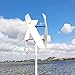 SISHUINIANHUA Maglev Wind Turbine Generatorvertical Wind Generator 12V -220V Vertical Wind Turbine with 8000W ON Grid Tie Inverter No Noise,110v