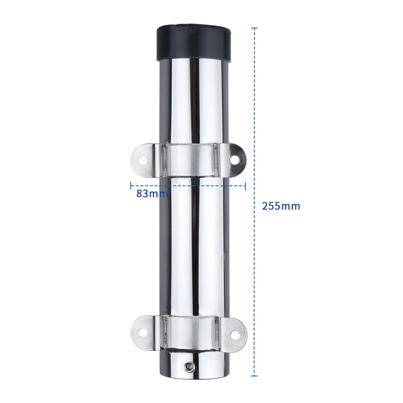Portacanne da barca Un supporto for canna da pesca rimovibile in acciaio inox Acciaio inossidabile Acciaio inossidabile Portacanda a morsetto for ferrovia 1-1/2 "barca a vela for barche yacht
