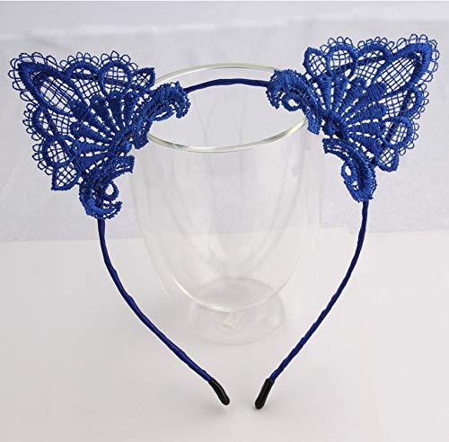 ForShop Women Girls Cute Headband Sexy Fashion Lace Cat Ear Hairband Hair Accessories Party Gift