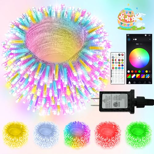 2025 New 88FT 240LED Smart Color Changing Easter String Lights