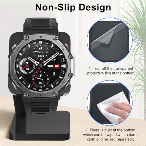 Image of ZORBES Compatible with Amazfit, USB Charger Stand Charging Dock for Smartwatch, Portable Magnetic Charging Base, Universal Charger Station Stand for T-REX 3 Pro /Balance /T-REX3
