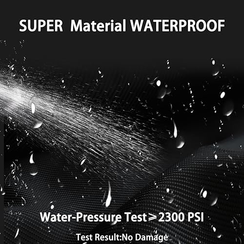 Snow Blower Cover 24/26/28 in Heavy Duty 600D Waterproof Snowblower Cover,Outdoor Snow Thrower Protector,Universal for EGO,PowerSmart,Cub Cadet,Honda,Ryobi,Ariens,Troy Bilt,Snow Joe,Toro - Image 5