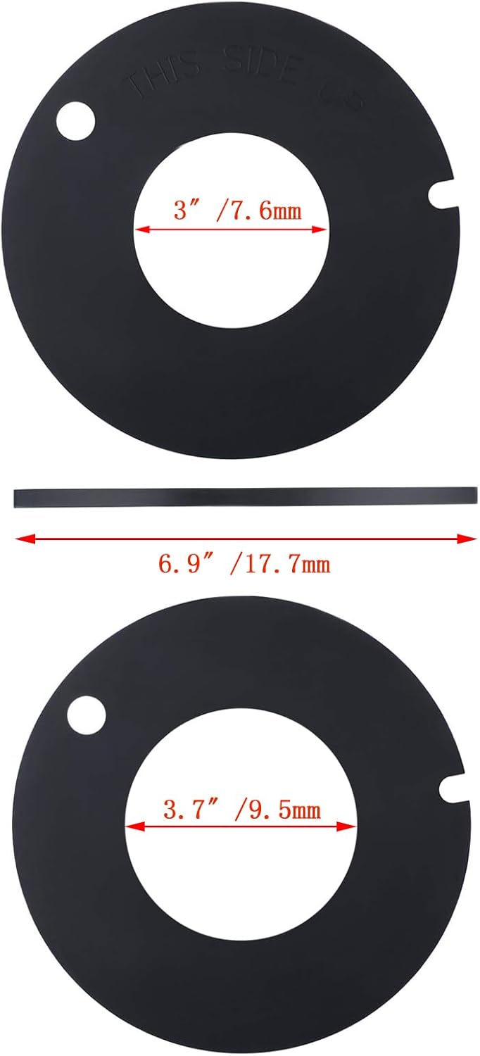 altivox RV Toilet Seal Kit, 3 in 1 Combo Kit Designed for Sealand 510+,511H,2010,2011, Include 385316140,385311462 RV Flush Seal and 385310063 RV Toilet Seal