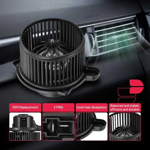 Image of BDFHYK AC Heater Blower Motor Fan 700246 Compatible with 2010 2011 2012 2013 Kia Soul 2.0L L4,HVAC Blower Motor Assembly Replacement for 2311782 SK700246 BM9392C 32A1008 PM9392 971132K000 97113 2K000