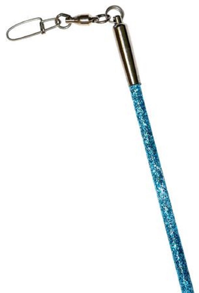 Pastorelli Rhythmic Gymnastics - Bastone Glitterato per Nastro, Colore: Azzurro Cielo