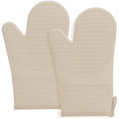 MEETOZ Silicone Oven Mitts, Oven Gloves Cover