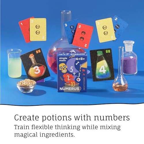 Image of Math Card Games Bundle for Kids 6+ & 8+ | 3 Games Included | Fun & Education | Help to Build Math, Focus and Logic | Recommended by Teachers | 2-6 Players | 10 min Playtime (Math Card Bundle)