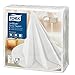 Produktbild Tork LinStyle Premium Servietten 39 x 39 cm 1/4 F 1-lagig, weiß Airlaid Dinnerservietten