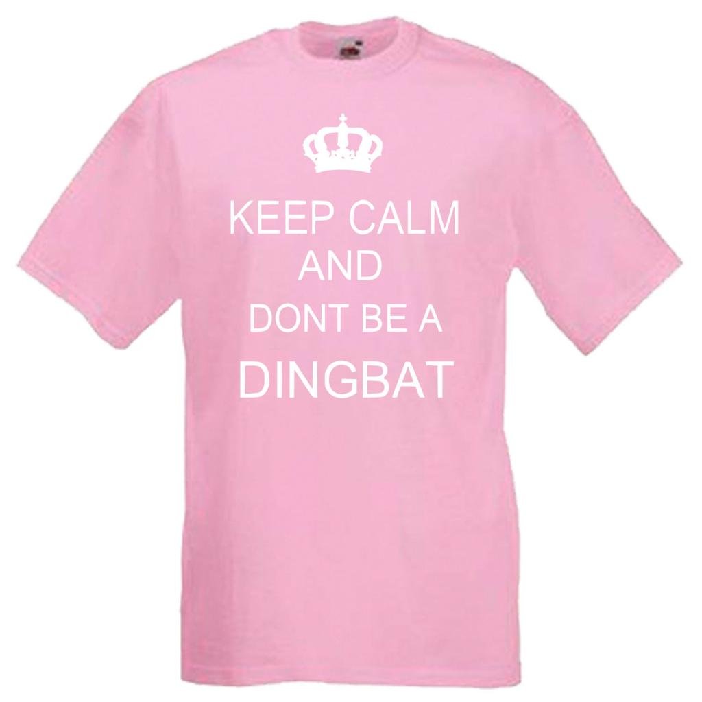 Dingbat Funny Keith Lemon Inspired Mens T Shirt Medium Light Pink