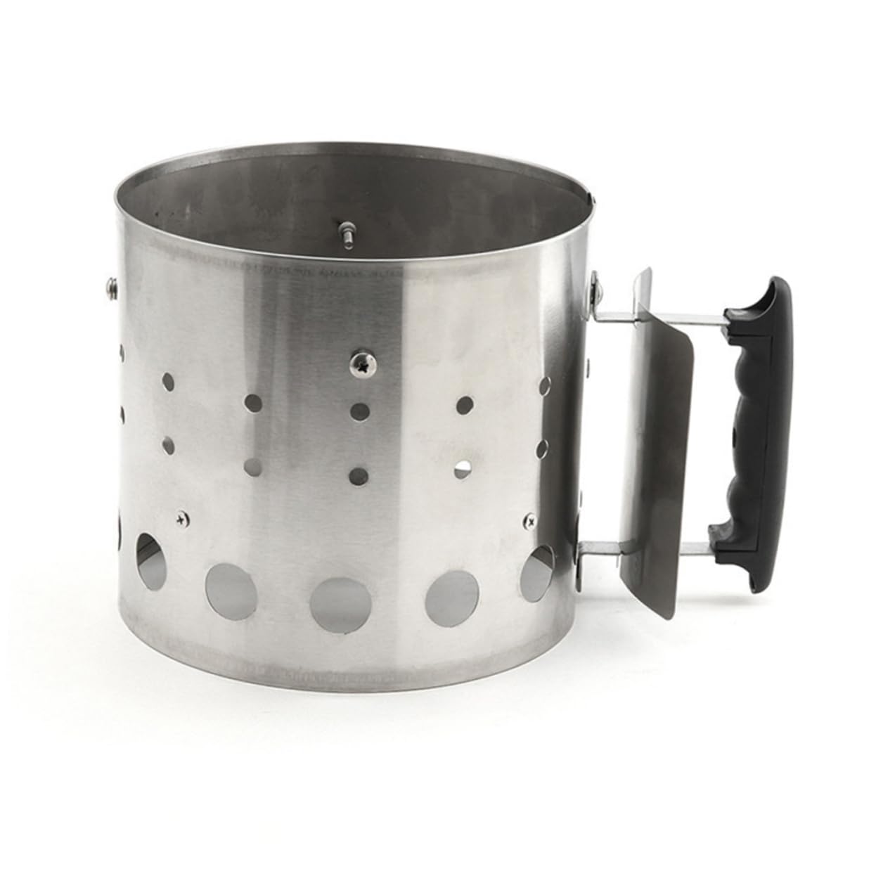 UKCOCO Kit Accendi Fuoco Barbecue Portatile in Metallo Inossidabile per Campeggio, Forno a Legna, Arrosti Esterni