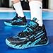 Imagen de Kmrlofiy Zapatillas de Baloncesto Hombre Antideslizantes Zapatos de Baloncesto Unisex Ligeras Transpirables Masculinos Aire Libre Deportivas Zapatillas Correr Gimnasio