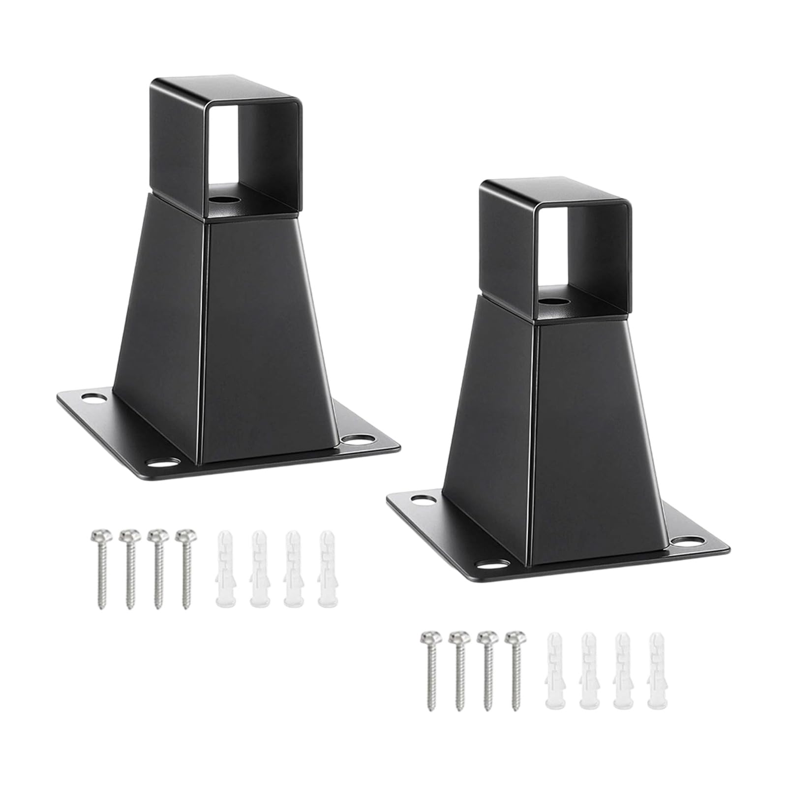Modern Black Wall Mount Brackets Side Awnings Resistant for Wind Resistance and Storage Side Awnings Wall Mount Brackets