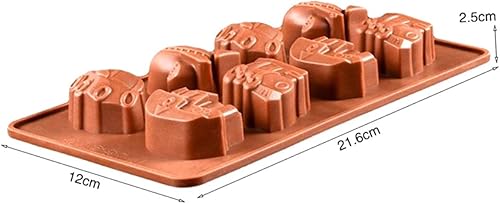 Miniatura 2 de Molde de silicona para coche 8 moldes de caramelo de silicona molde de chocolate s hornear molde de chocolate molde de chocolate moldes de silicona