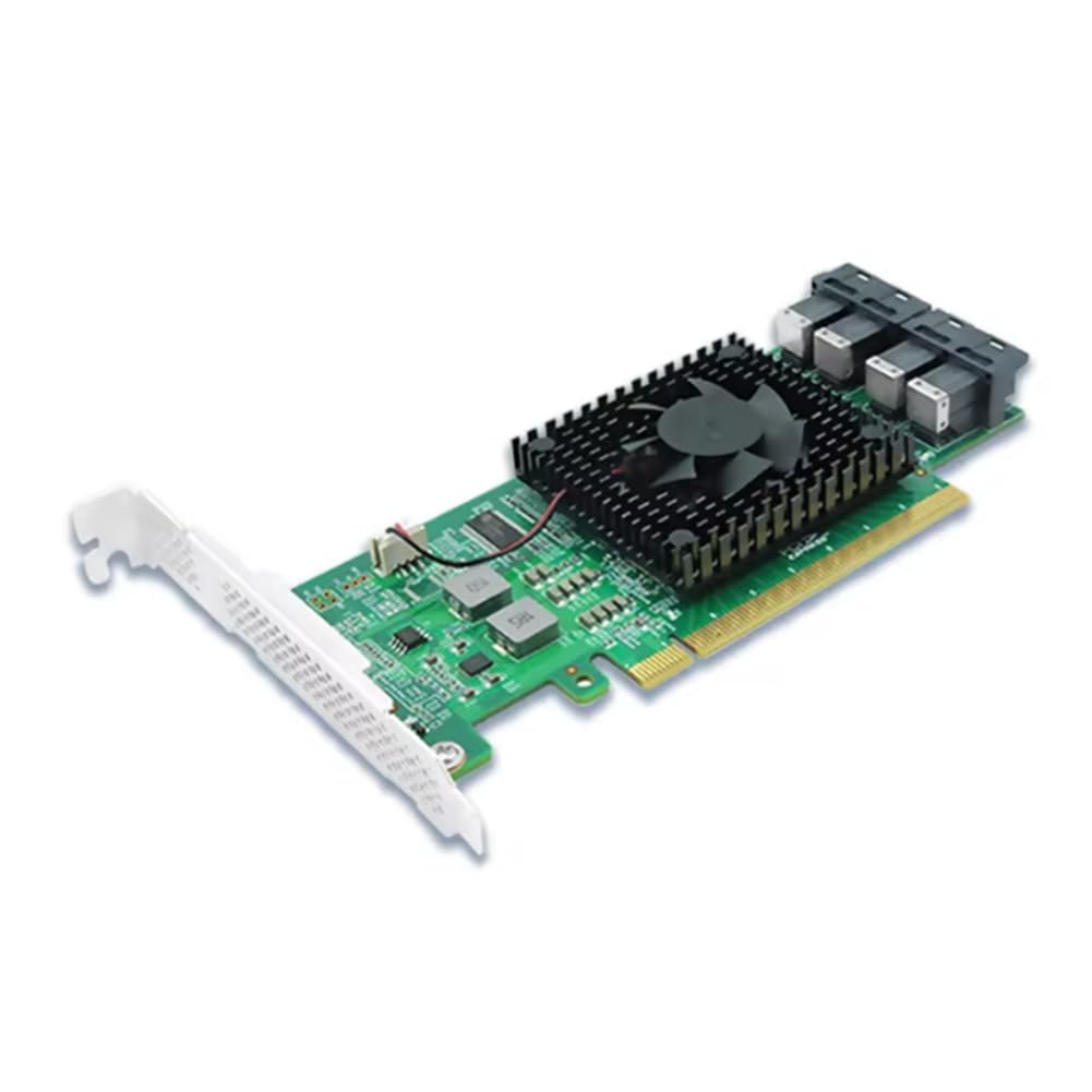 Adattatore Switch PCIe3.0 X16 A 4 X U.2 NVMe SSD 4 X Adattatore Switch U.2 NVMe SSD per Controller PLX8747 Adattatore PCIe3.0 PLX8747