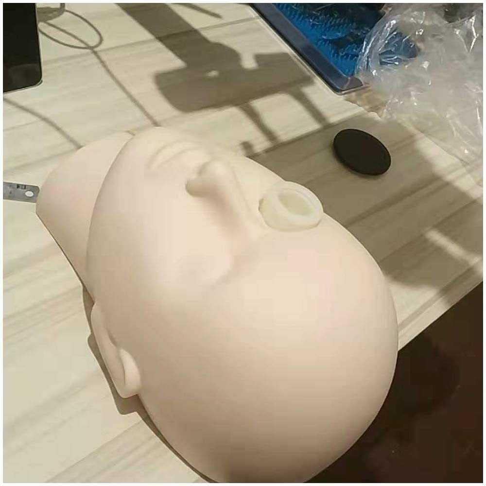 Tieraugen-Trainingsmodell – Silikon-Ophthalmologie-Kopf für medizinische Praxis, Krankenschwester Bildungsbedarf, Gesichtstraining-Mannequin für Studenten
