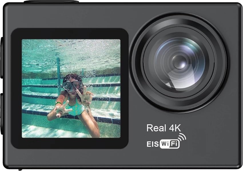 (Refurbished) D68Va Dual Screens Real 4K 16Mp Wifi Hdr Video Sports And Action Camera (Black, 16 Mp) (B0CZTSP9JN) Amazon Price History, Amazon Price Tracker