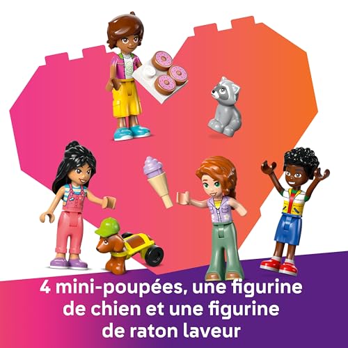 LEGO Friends La Cabane de l'Amitié - Jouet de Construction avec 2 Figurines d'animaux, 4 Mini-Poupées, Un Jardin & des Accessoires Gourmands - Jeu Créatif - Cadeau Original pour Fille dès 8 Ans 42652