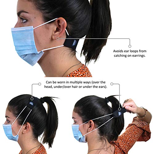 Maskie Face Mask Holder, Ultra-Light and Breathable Mask Ear Saver with Adjustable Gripper, Comfortable Mask Strap, Wear… - Image 5
