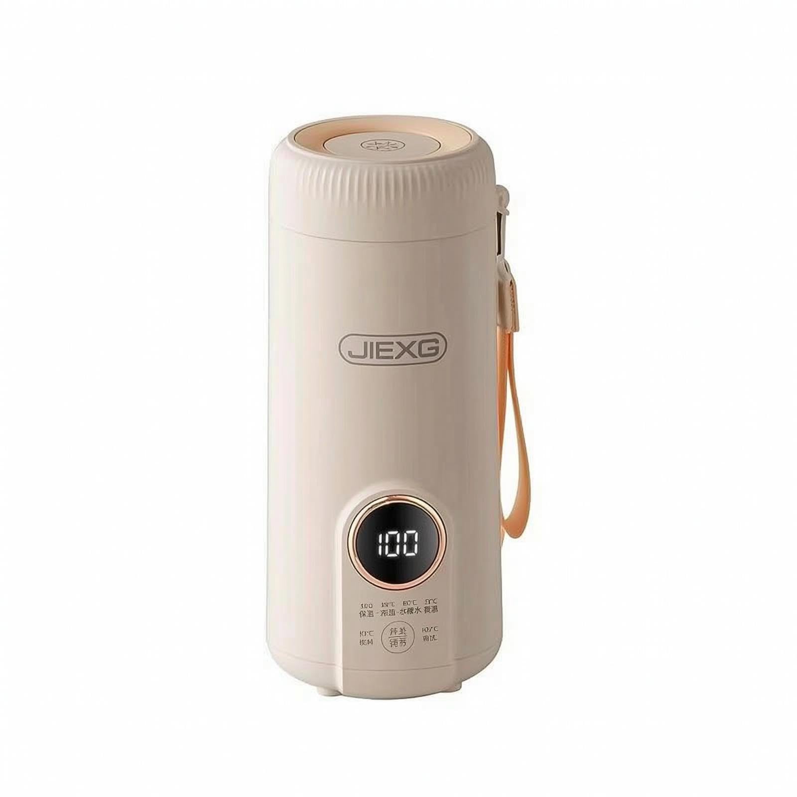 Electric Kettle Cup Leak-Resistant Travel Kettle with Temperature Display Insulated Portable Water Boiler for Commuters, Students, Office, Dorm 304 Liner 6-gear-image-37