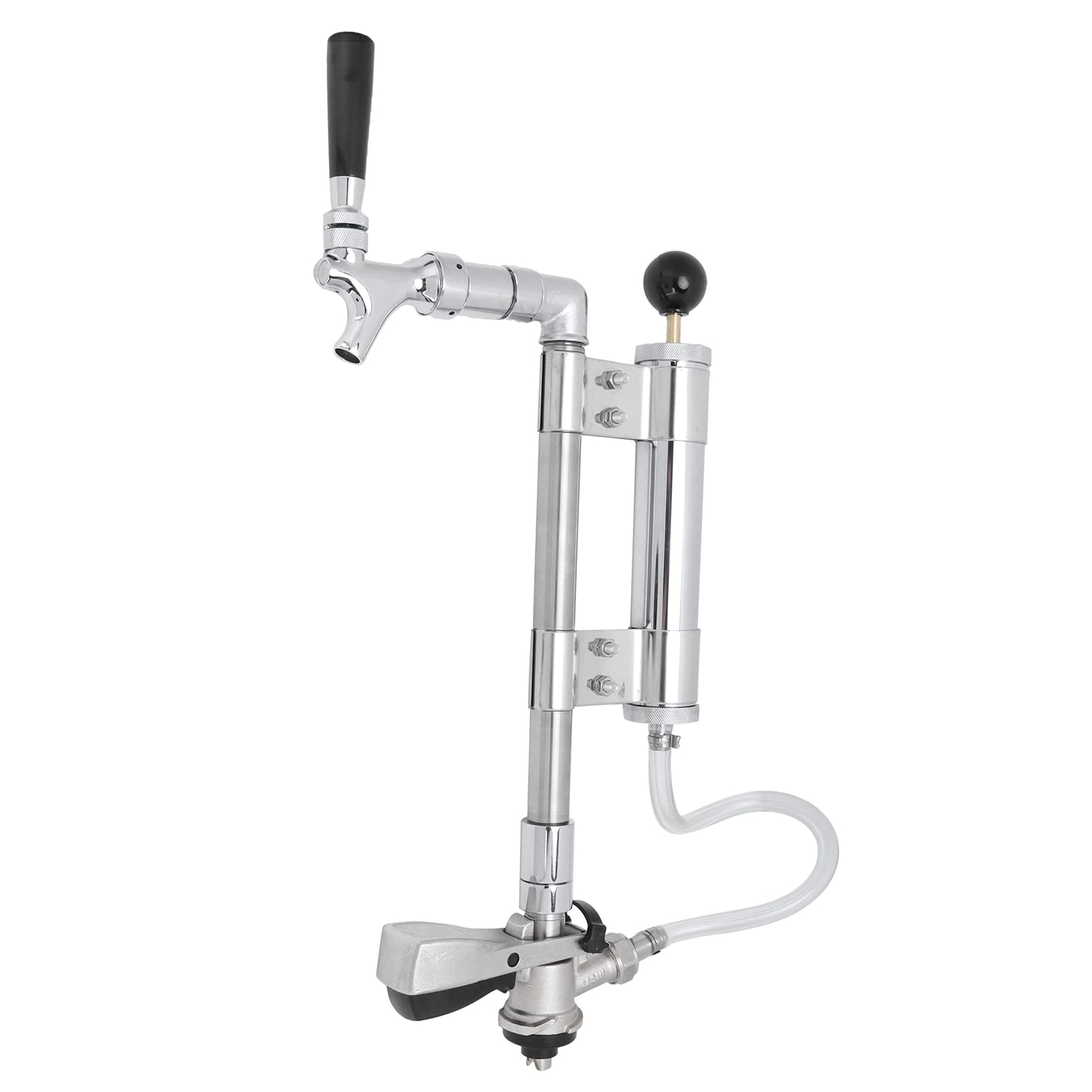 Fdit Kit de Bomba para Barril de Cerveza, Grifo Dispensador para Barra y Configuración de Elaboración de Cerveza Casera | Juego completo de acopladores tipo S, carrera de 8 pulgadas, presurización Simple, construcción robusta, desmontaje rápido,