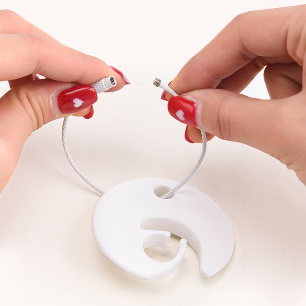 DONGKER 5PCS Flying Disc Clips,Flying Disc Holder Portable Disc Clips Carring Accessory for Outdoor Exercise - Image 3