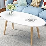 ローテーブル センターテーブル コーヒーテーブル リビング テーブル こたつテーブル 楕円形 おしゃれ シンプル ナチュラル 木製 無垢材 傷・汚れ・水分・熱に強い 幅80*奥行40*高さ42cm